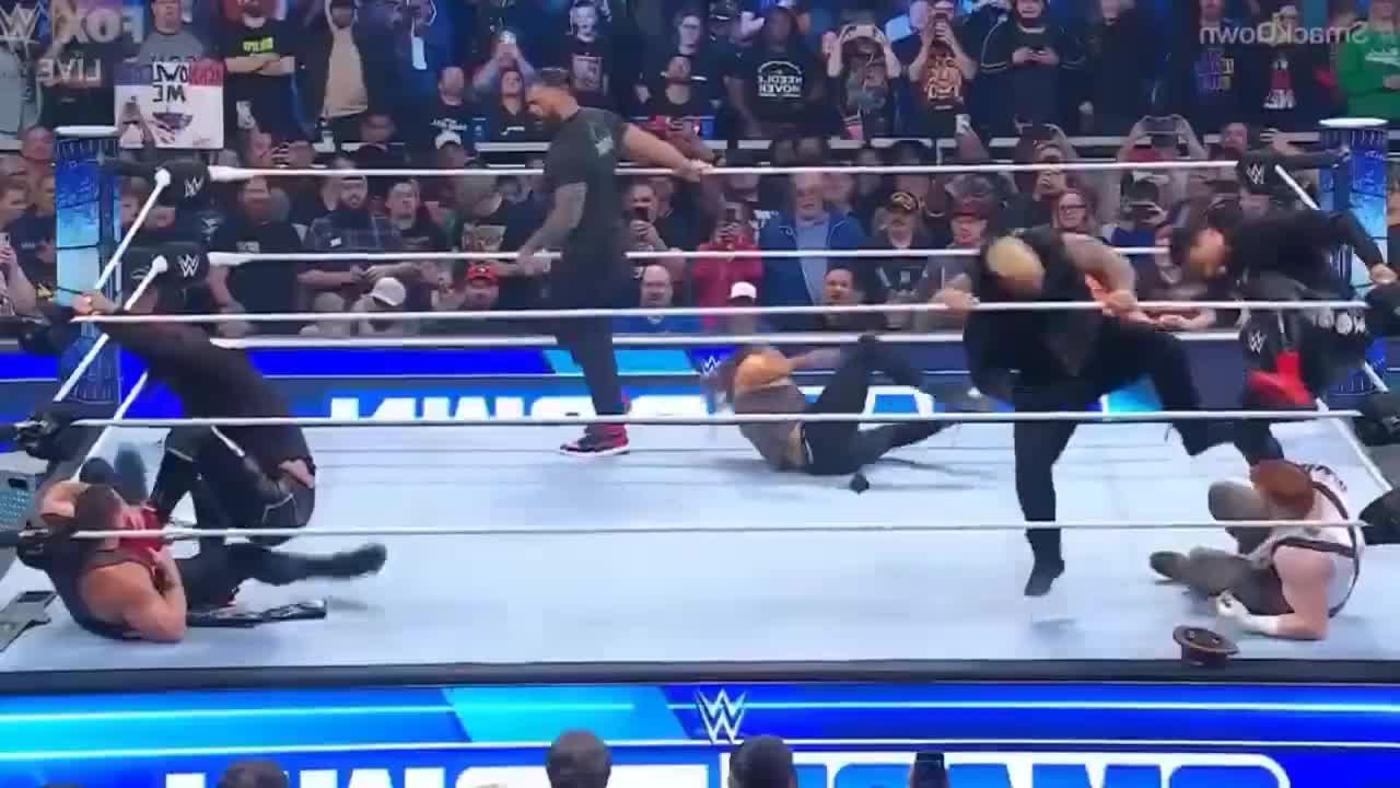 Roman Reigns Attacks Solo Sikoa Remove Him From Bloodline