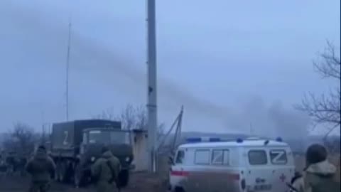 DPR strikes from the MLRS on the positions of the Armed Forces of Ukraine.
