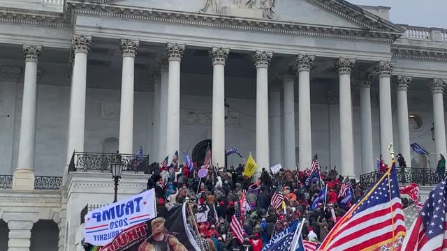 Trump Supporters Storm Capitol Building at DC Trump Rally