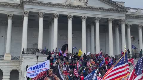 Trump Supporters Storm Capitol Building at DC Trump Rally