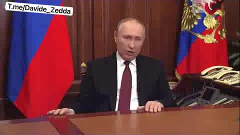 ITA - Discorso completo di Putin dopo l'ingresso in Ukraina - Cosi sono andate le cose