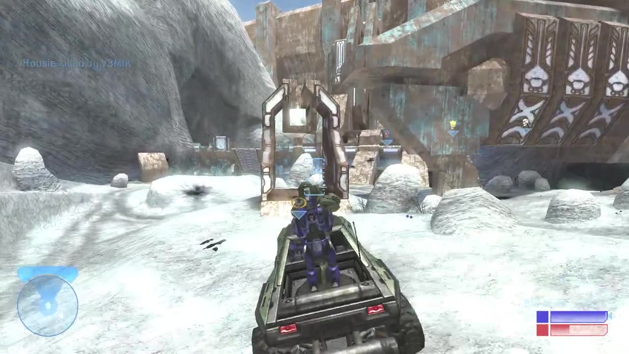 Halo 2 Classic Big Team - Big Team Slayer on Containment Multiplayer Gameplay