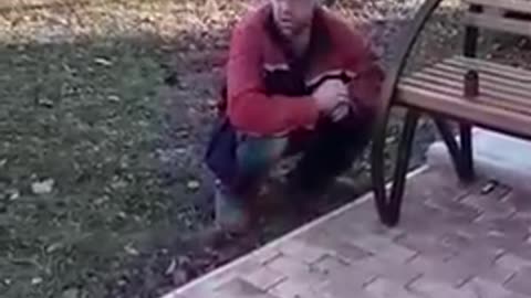 Russian alcoholic Funny Morning