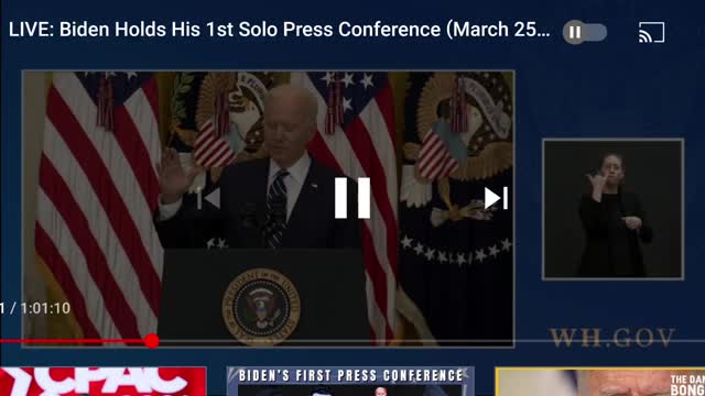 What was he about to say? No confidence in this man.