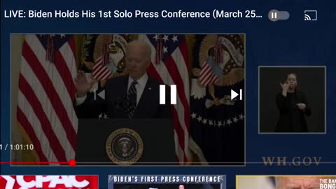 What was he about to say? No confidence in this man.