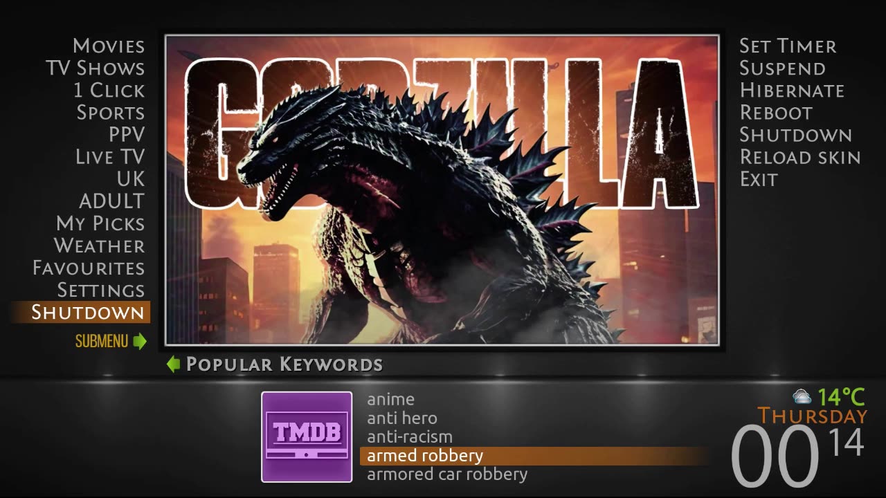 Godzilla Kodi Build