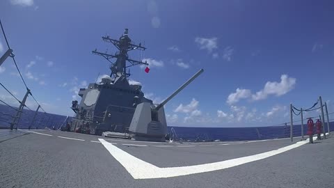 USS ChungHoon Weapons Exercise during RIMPC 2020