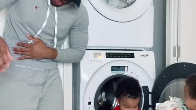 When she says "you use to hate laundry"