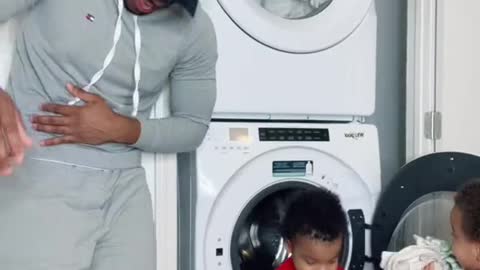 When she says "you use to hate laundry"