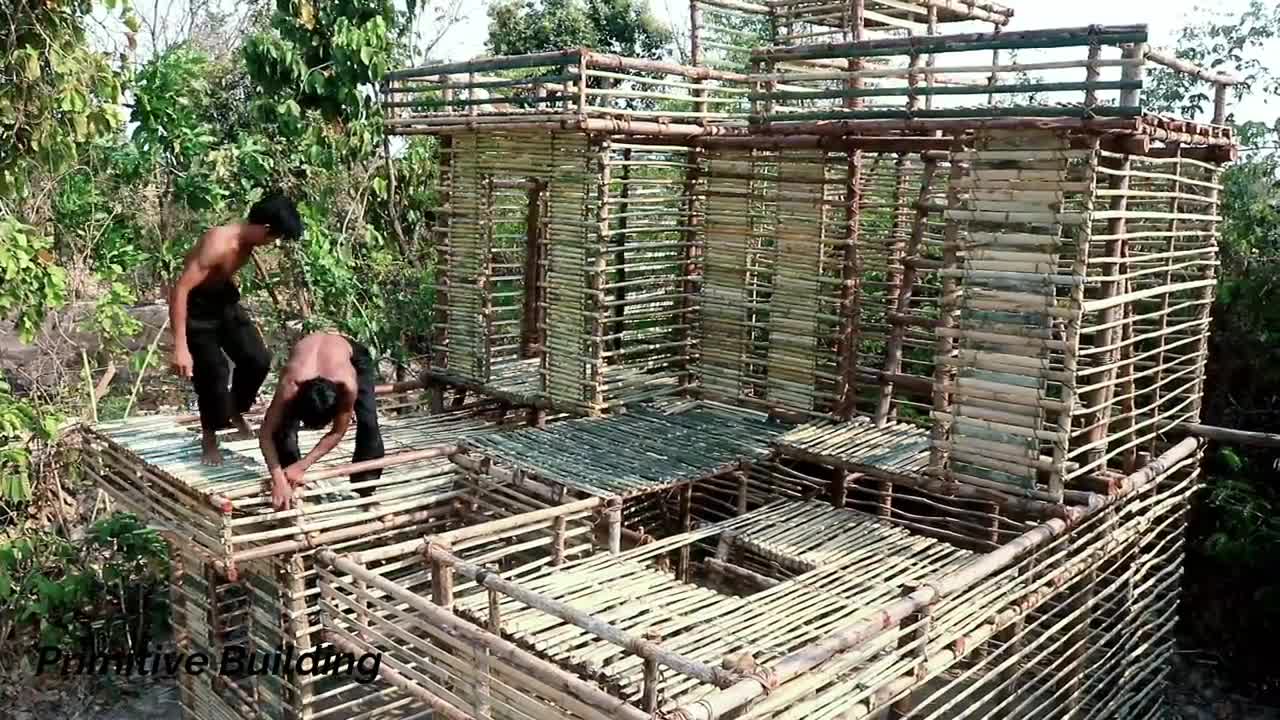 Primitive Building - build the most style mud house and Modern