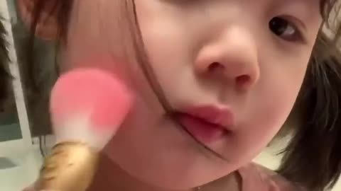 cute baby kids korean girls make up ep:05