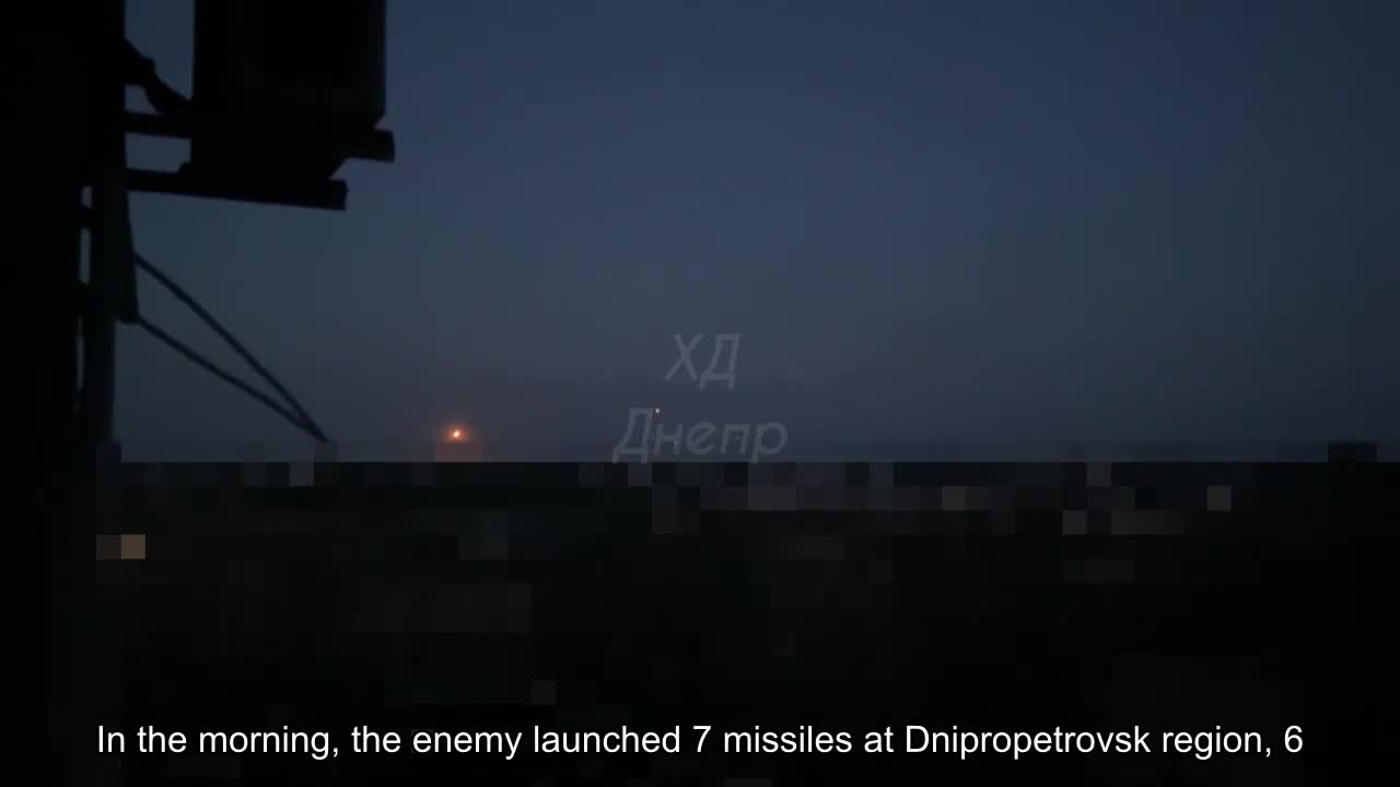 In the morning, the enemy launched 7 missiles at Dnipropetrovsk region, 6 were shot down. Pokrov "