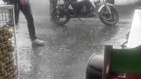 Granizo en Bogotá