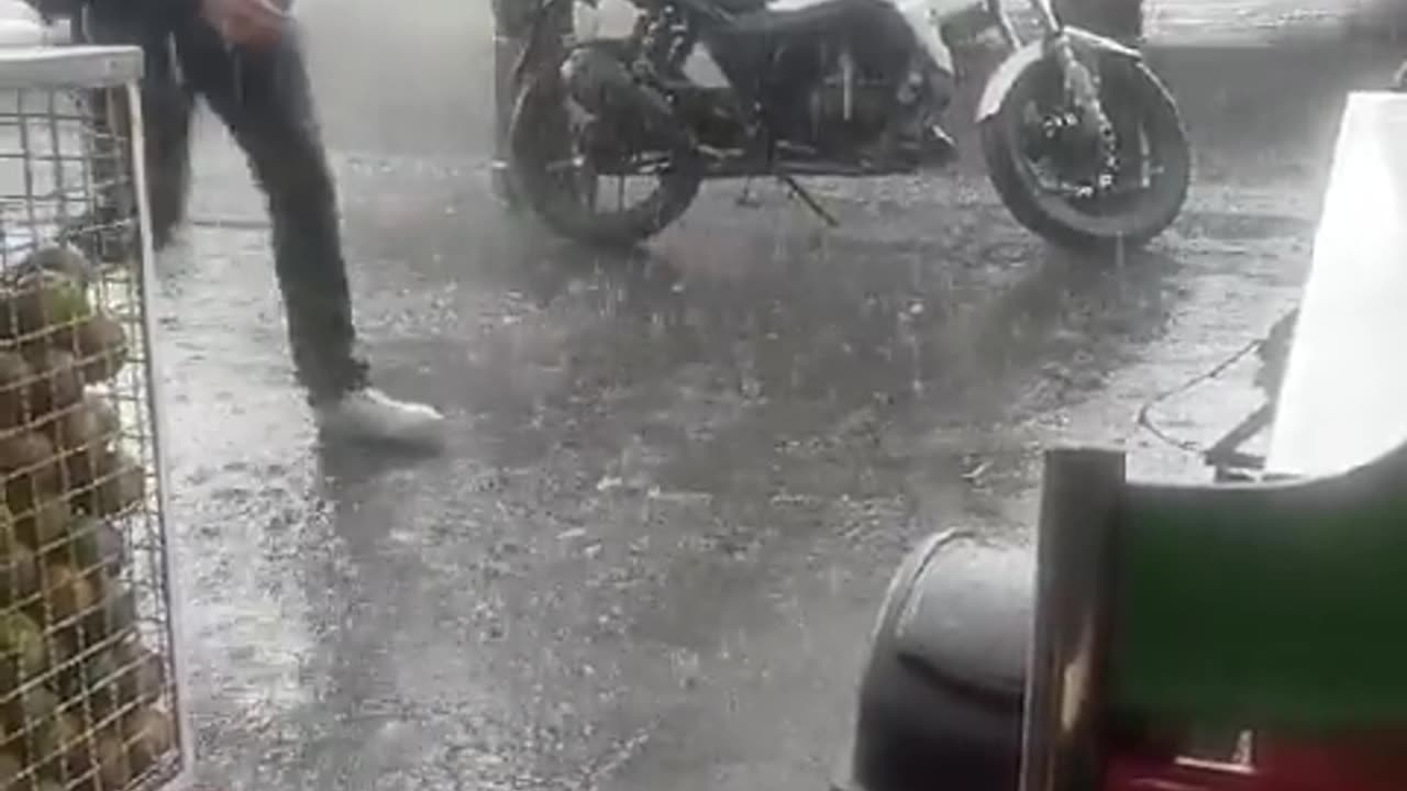 Granizo en Bogotá