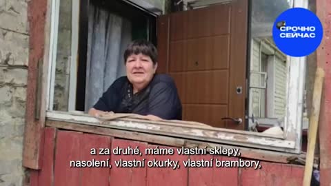 Obyvatelka Popasne vypráví o ukrajinském ostřelování