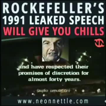rockefellers leaked speech