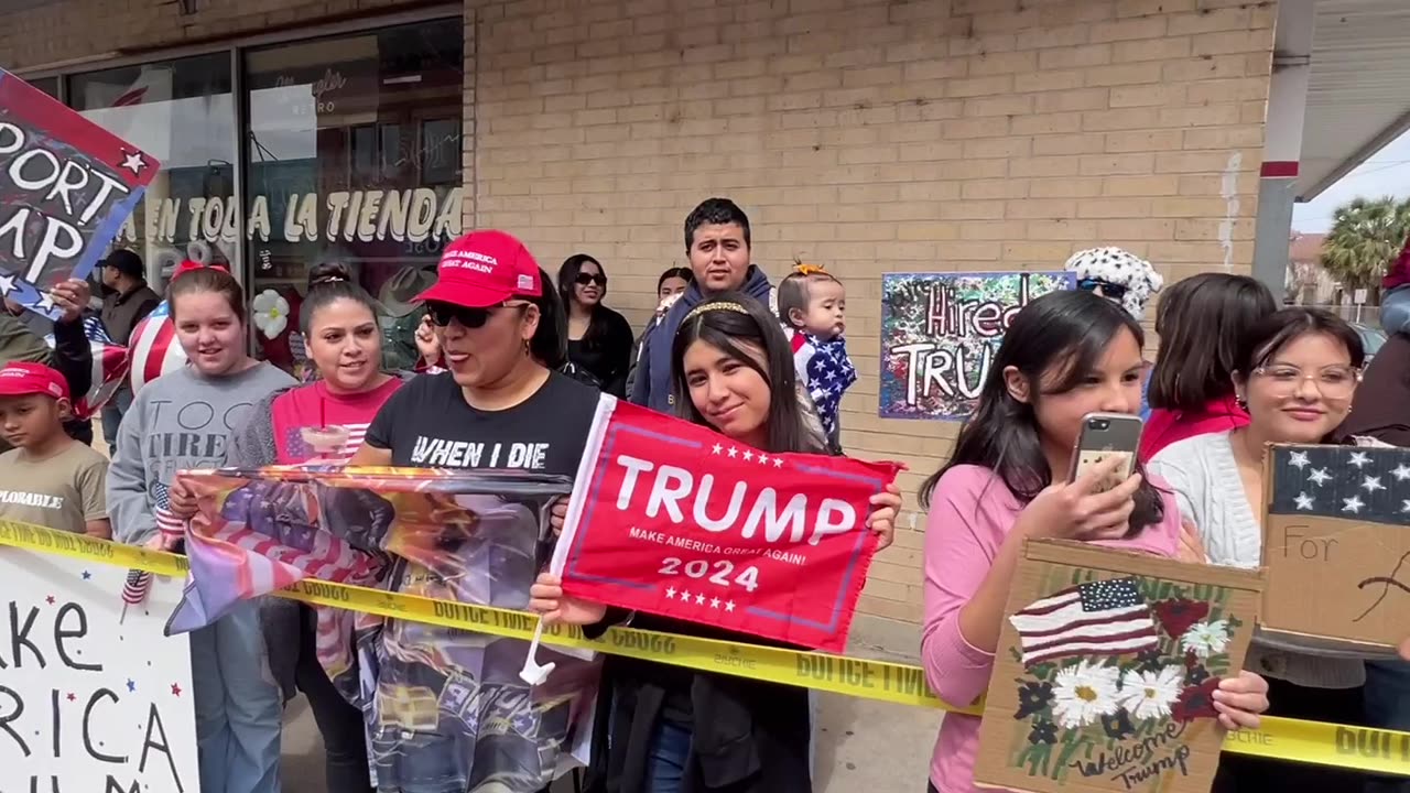 Young home schooled girls that are Trump supporters in Eagle Pass, Tx