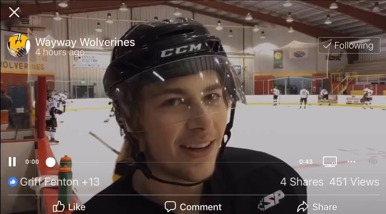 Kylar Fenton pre game interview