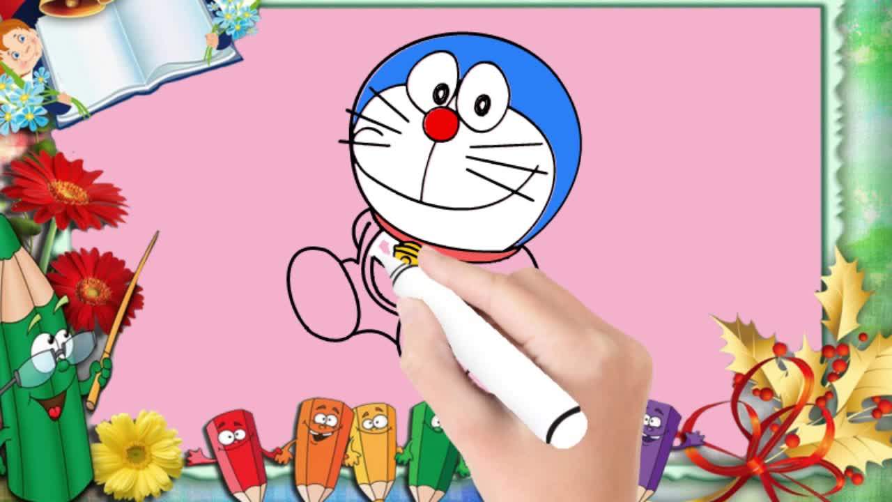 Doraemon children drawing