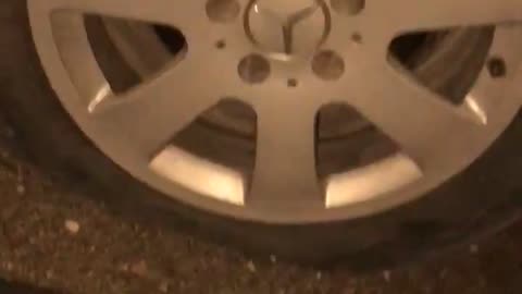 a flat tire