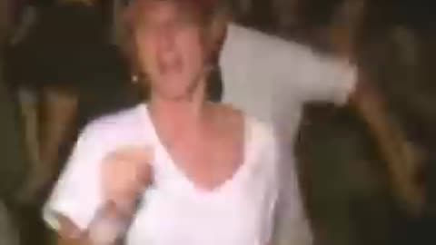 Young Macron dancing