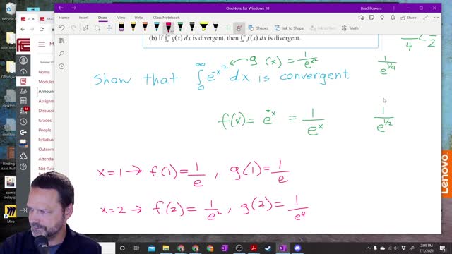 Calculus 2 - Section 7-8 - Comparison Test for Integrals