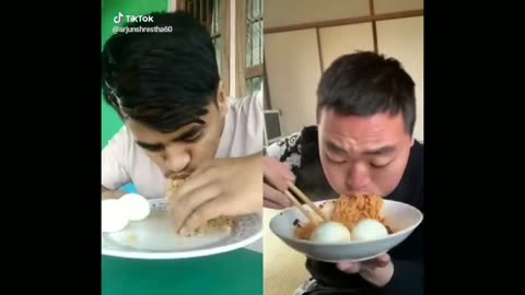 Funny Food Challenge Video