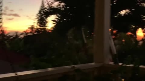 From a different perspective on our lanai. Still Maui Sunset Afterglow