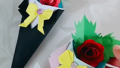 Tutorial origami bunga