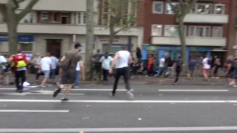 Anti COVID Passport vs Pro COVID Passport Street Fights In France