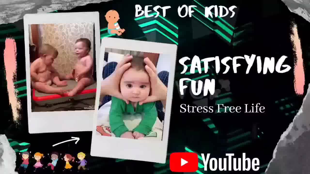 Funny Babies Laughing , Smiling And Playing