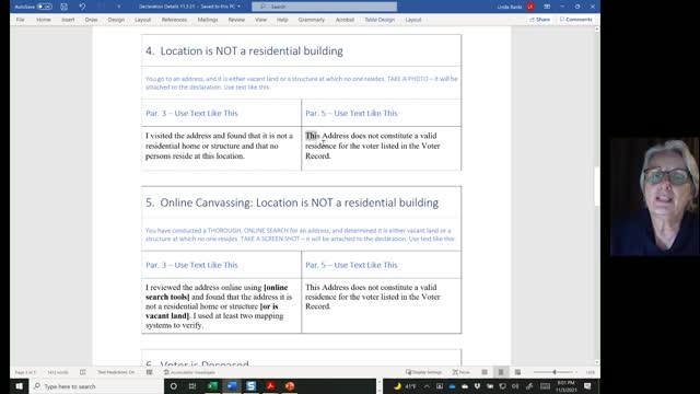Preparing Declarations - Phantom Voters