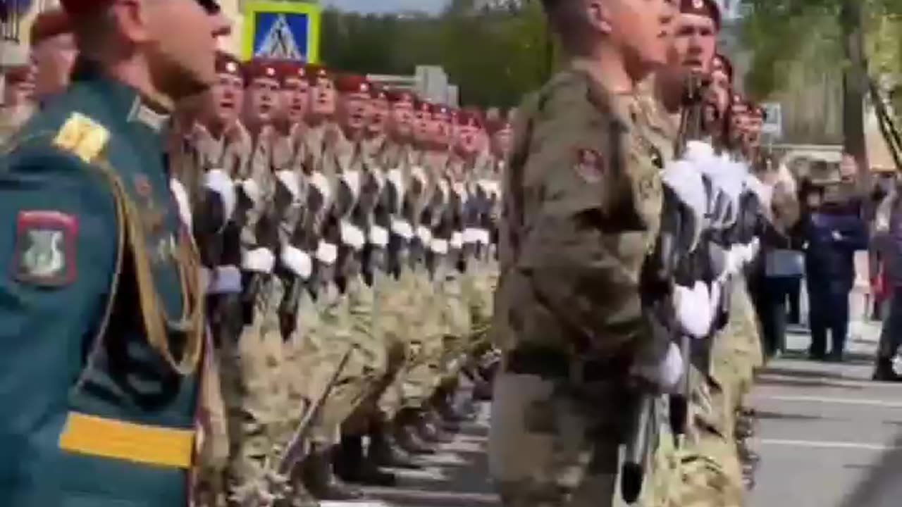 Rehearsal of the Victory Parade Moscow Rossgvardiya 2023