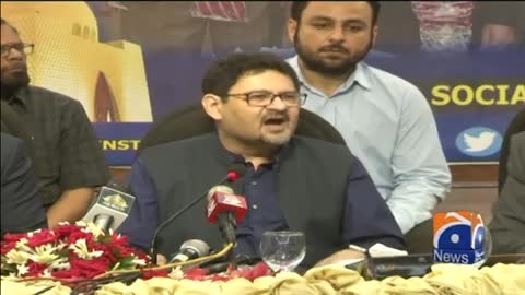 Finance Minister Miftah Ismail Media Talk - Karachi Chamber Of Commerce - GEO NEWS - 6 Aug 2022
