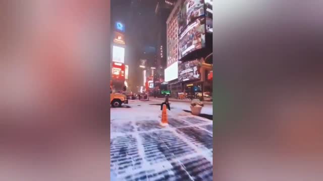 Snowy New York