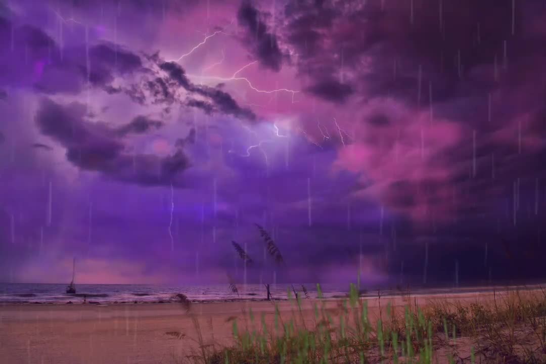 Lightning Show & Thunder Ambience