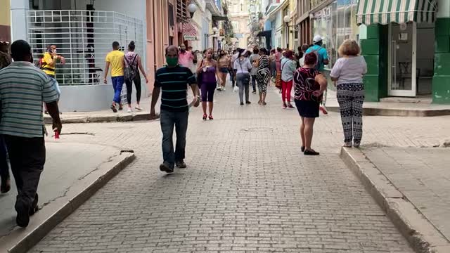 Old Habana walking street