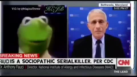 At least Kermit the frog knows like Americans that dr fauci is full of 💩