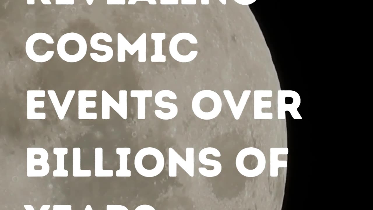 What the moon's surface reveals