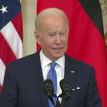 Biden says he'll be able to take offline Nordstream 2..