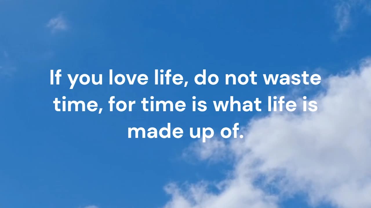 Do not rush.