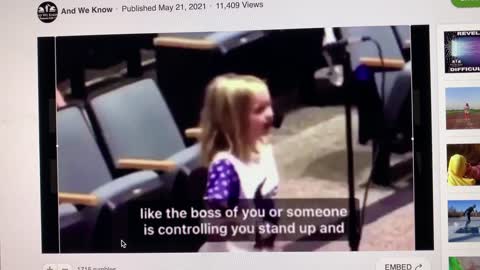 AN AMAZING 3-4 year old Speaking the truth!! (part of many broadcasts)