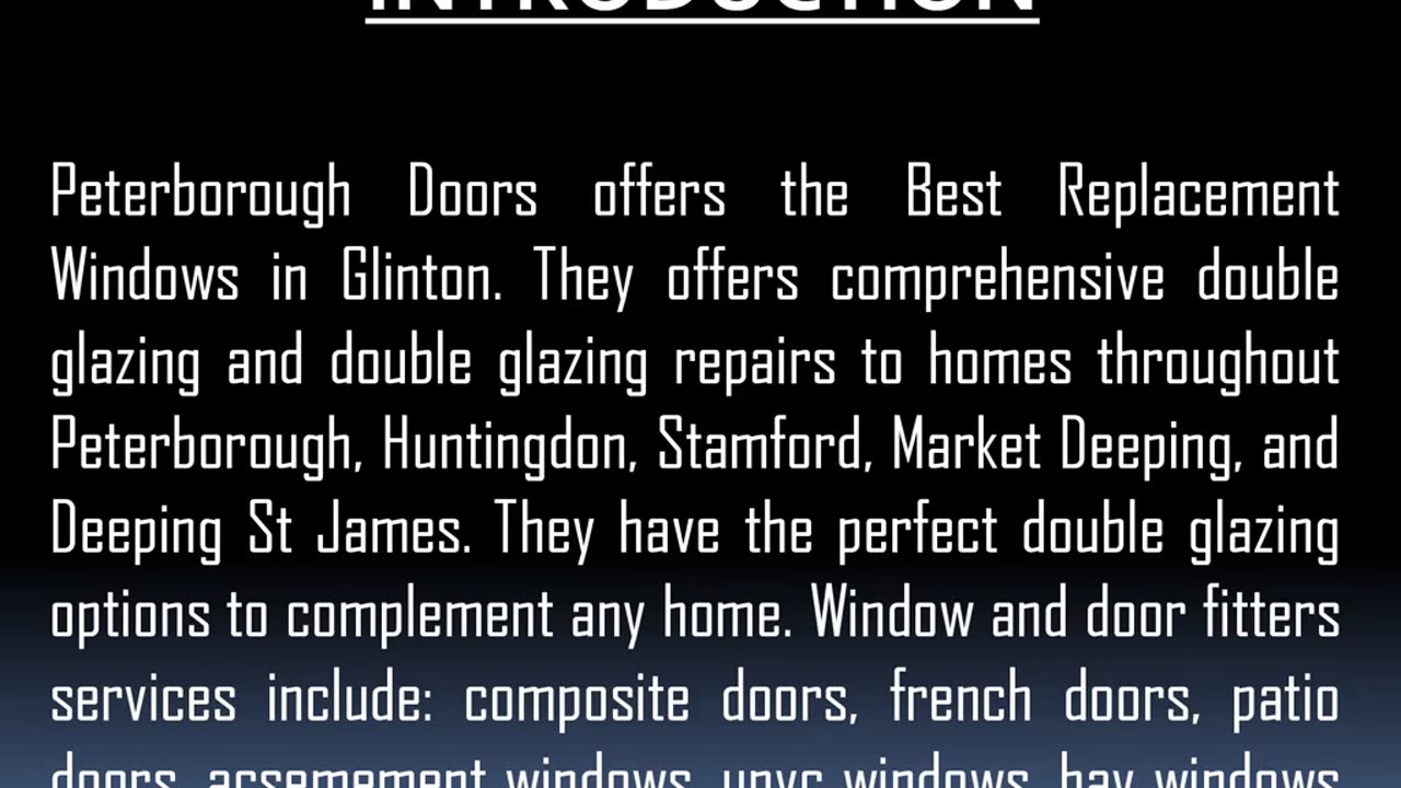 The Best UPVC Windows in Glinton