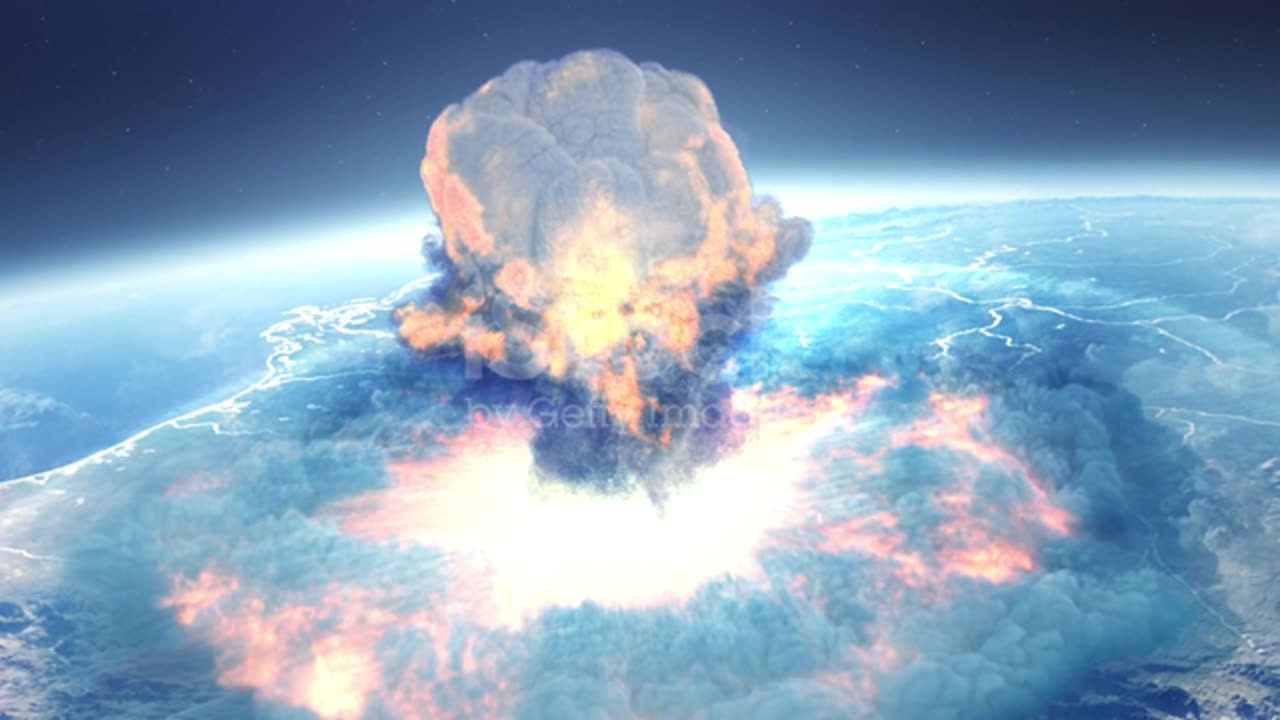 Atomic explosion of world war|| space overview.......