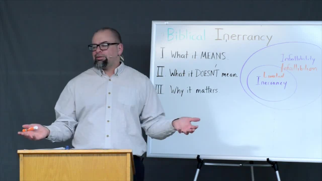 The Inerrancy of Scripture: Defining Terms