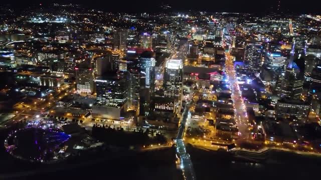 Police Chopper Records Stunning Footage Of Nashville At Night