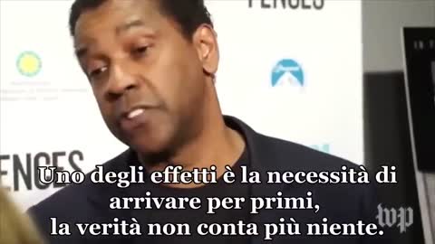 Denzel Washington: "la verità non conta più niente" - duro attacco ai giornalismo