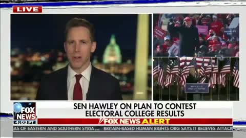 Senator Hawley: "Somebody Has to Stand Up"