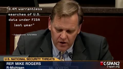 Mike Rogers would be an awful pick for FBI Director. He's 100% Deep State.