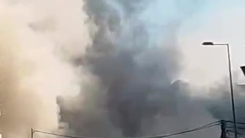 The moment Israeli missiles destroyed a residential building in Shiyah